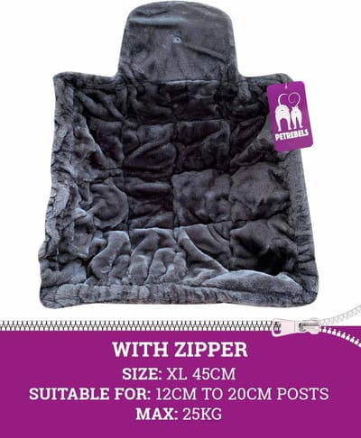 Petrebels Hangmat Sleeper ZIP square XL 45cm - Pepper