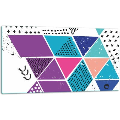 TMK ArtDeko Serie - Snijplank Glas - 52x30cm - Mozaïek Motief - Veilig Gehard Glas