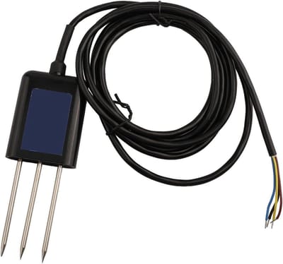 Bodemvochtigheidssensor RS485 - Bodemtester PH Detector - Tuin Monitoring - IP68 Waterdicht - 20 x 15 x 4 cm - Zwart