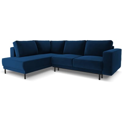 4-zits hoekslaapbank Caro velvet links | Micadoni Limited Edition