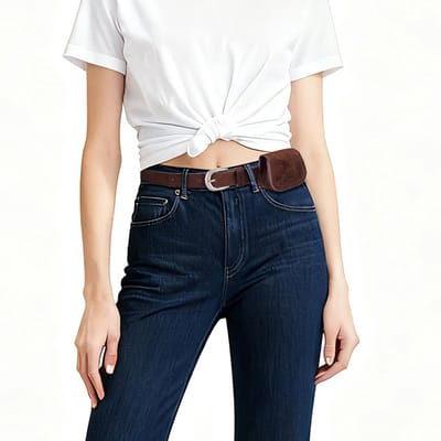 Retro fluweel riem - Dames decoratieve heuptas - Modieus en veelzijdig - Heuptas - Riem - 106*2,3CM