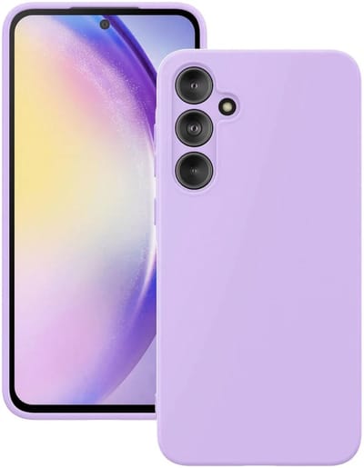 Hoesje met Camera Bescherming Geschikt voor Samsung Galaxy A55 | Back Cover | Dun | Flexibel TPU | Paars