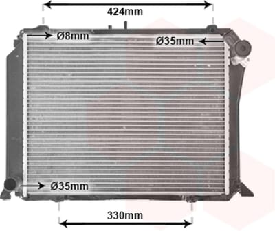 Van Wezel - RADIATOR VOOR TOYOTA HIACE 1989-1995 1640054750