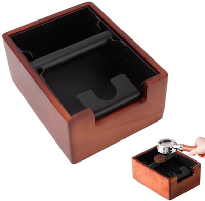 Cosensi- Koffiebox - Houten Koffiedoos - Antislip - Afneembaar - Duurzaam - 21x16 cm - Hoogwaardige Materiaal