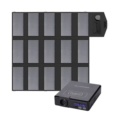 ALLPOWERS S200 draagbare powerbank 200W 154Wh - S200 + SP012 Zonnepaneel 100W
