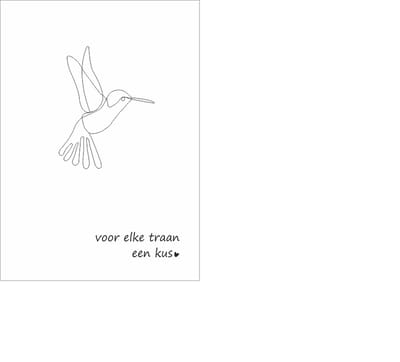 Luxe Wenskaarten - "Elke traan een kus" - Kado kaarten - Cadeau kaarten - 12 Stuks - 12 x 17 cm - Vrolijke Groet - Persoonlijke Boodschap - Feestelijke Gelegenheid - Speciale Momenten - Hoogwaardige Kwaliteit - Stijlvol Ontwerp - Verjaardag