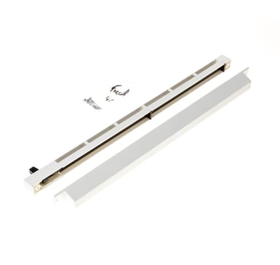 Ventilatierooster Fresh 42 wit compleet, 408x18x19mm (lxhxb)