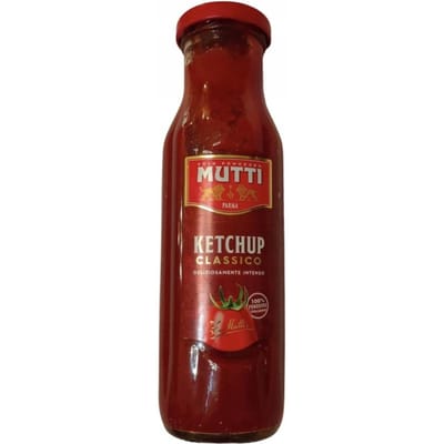 Mutti milde tomatenketchup 300ml Italiaanse tomaten