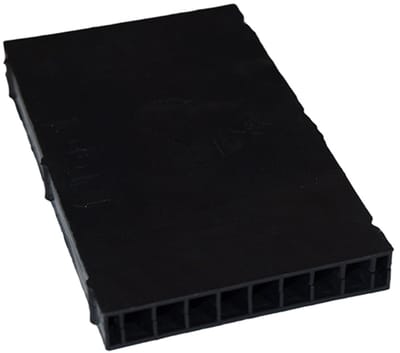 Stootvoegrooster Standaard Model Zwart 10X60x95