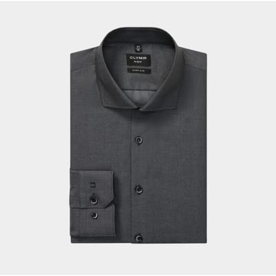 Olymp Business hemd lange mouw Grijs 256084-Hemden 256084/63