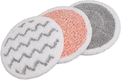 6 Stuks Vervangende Stoomreiniger Mop Pads voor Stoommoppen, Geschikt voor S7001 T2 T21 U6002 Series, Stoom Mop Accessoires, Microvezel en Katoen