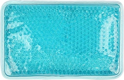 Warm- en Koudetherapie Gel Ice Pack met Band – Dubbelzijdig PVC Compressiekussen voor Pijnverlichting – Herbruikbare Heat & Cold Pack voor Spieren, Gewrichten en Blessures – Handzaam en Comfortabel – 1 Stuk - Blauw