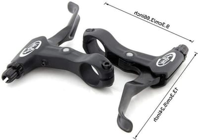 Fiets remhendel - Remgreep aluminium - Fietsen onderhouden - Instelbare hendelafstand - 300 Gram - Zwart