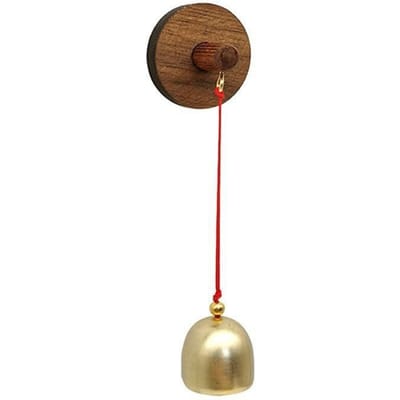 Sonnette de porte en bois vintage - Clochette rappel décorative suspendue pour la maison, Sonnette d'alarme de porte en métal, Décoration de maison | Sonnette de porte style vintage pour maisons 1pc