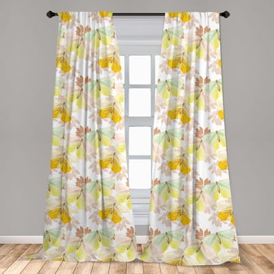 ABAKUHAUS Pastel Gordijnen – 2x75x225 cm – Microvezel