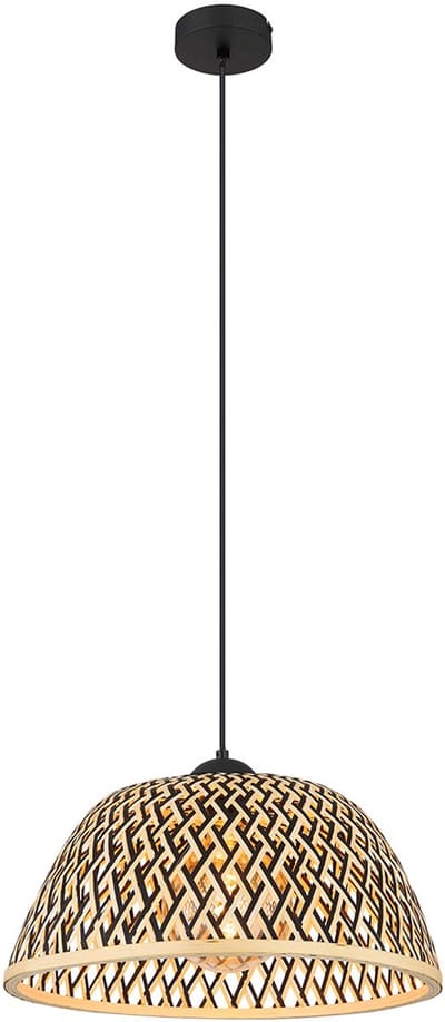 Globo - hanglamp - Colly - zwart - metaal - Ø 40cm - LED_E27 - 15767H1