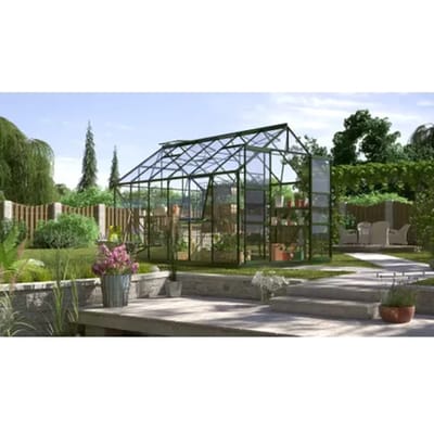 Vitavia Tuinkas Jupiter 9900 - Veiligheidsglas 3mm - Smaragd - 257x383x248cm