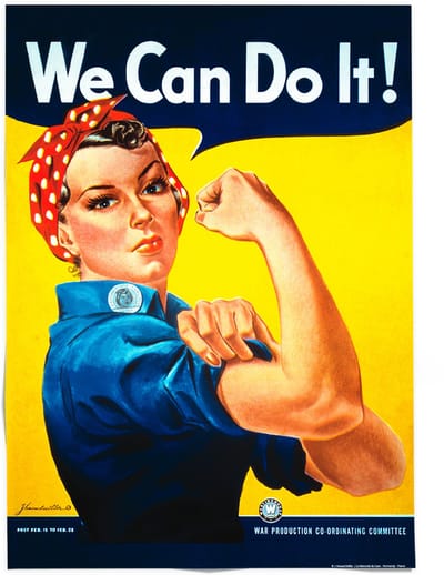 Lanzfeld We Can Do It - Poster Schilderij 50x70 cm - WOII Vintage Propaganda - Koker