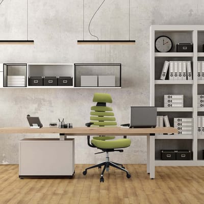 ERGO LINE II PRO | Stof - Professionele bureaustoel Groen