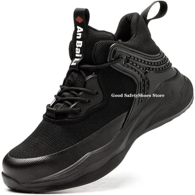 Plus Size 50 Anti-lek Heren Veiligheidsschoenen Anti-smash Werkschoenen Sneakers Stalen Neus Heren Beschermende Werklaarzen Onverwoestbaar 50