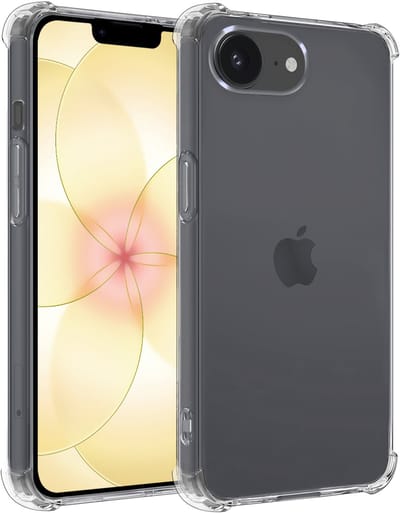 Hoesje - Geschikt voor Apple iPhone 17e - Sterk & Shockproof - Siliconen Case - Back Cover - Telefoon Hoes Shock Proof - Telefoonhoesjes - Transparant