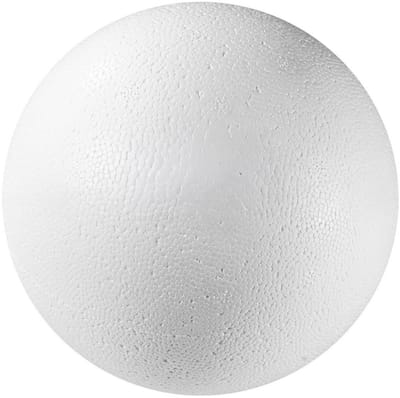 Rayher Piepschuim bal - Wit styrofoam bol van 15 cm - DIY knutselen