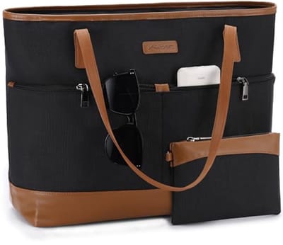 Waterbestendige Laptoptas voor Vrouwen - Grote Draagtas voor Werk en Reizen