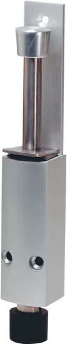 Woelm KWS 1226 Deurstop 120 mm Slag, Zwart Rubberen Plug, Max. 40 kg Deurgewicht