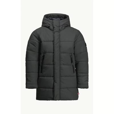 Lange waterdichte jas voor kinderen Jack Wolfskin Teen INS