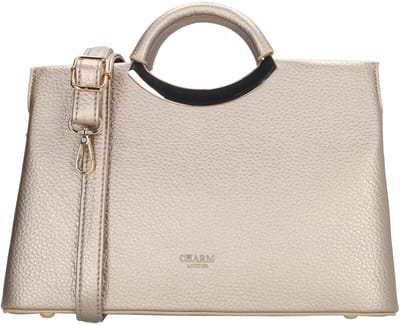 Charm London Lucca Handtas - Klassiek - Dames - Tas - Schoudertas - Crossbody - Goud