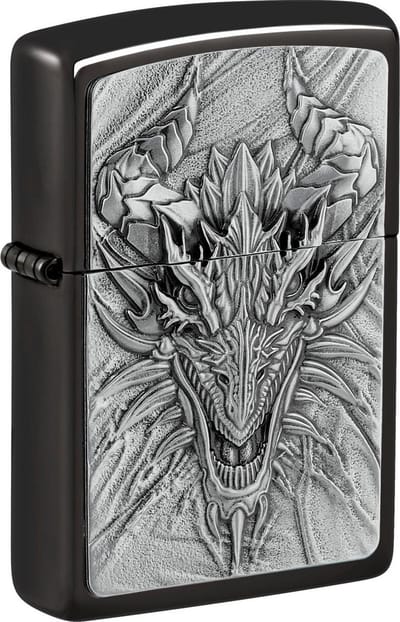 Aansteker Zippo Metal Dragon Emblem