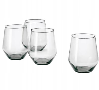 Grijze Glazen 45 cl - Set van 4
