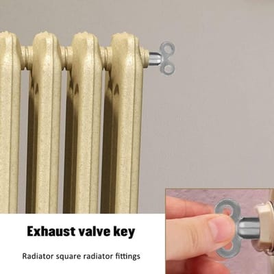 Verwarmingsontluchtingssleutel 6 Stuks - Premium Radiatorontluchtingssleutel - Stabiel/Robuust - Aluminium/Staalcomposiet - Eenvoudige Bediening - Bespaar Verwarmingskosten - Radiatorontluchter