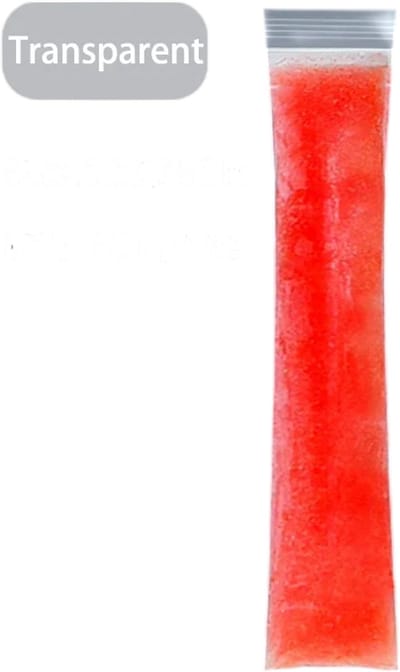 100 Stuks Transparante Wegwerp IJslolly Zakjes IJsjes Maken – DIY Popsicle Zakjes voor Sap, Smoothies & Yoghurt – IJs Lolly Vorm Zakjes Zelfgemaakte Waterijsjes