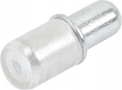 10 stuks - Plankdragers / Legplankdrager / Plankhouder met Rubber - 5mm - type: PDH-06