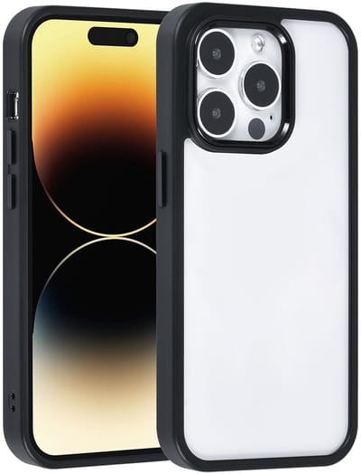 UNIQ Accessory iPhone 14 Pro Backcover hoesje - Zwart