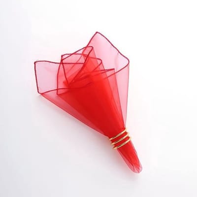 Dailygoody - Decoratieve Servetten - Organza Diner Napkins - Set van