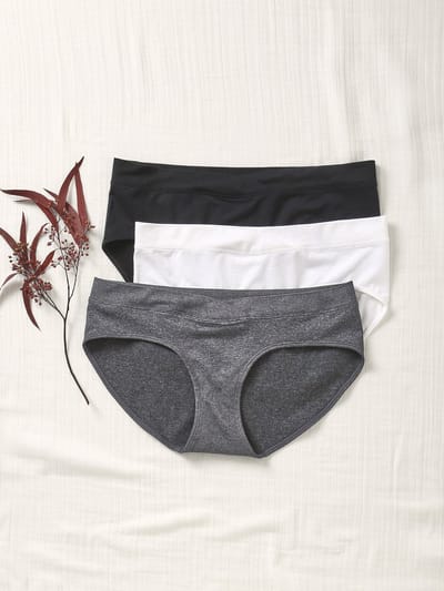 Vertbaudet Set - 3 shorties - zwangerschap - naadloze - microvezel
