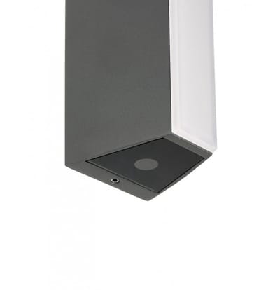 Licht-Erlebnisse - Stahe - LED - Wandlamp - IP54 - 4000K - 800lm - van - Aluguss polycarbonaat - in - antraziet