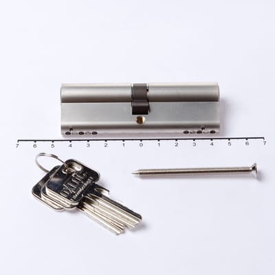 Oxloc Profielcilinder dubbel met gevarenfunctie 45/45 SKG**
