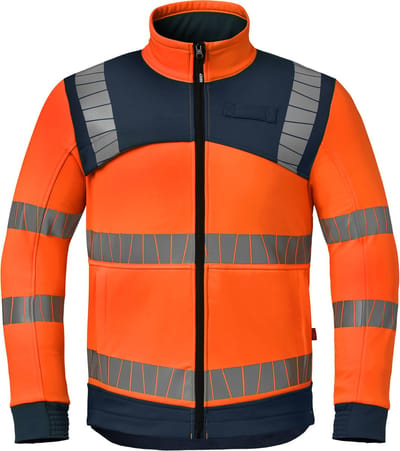 HAVEP Softshell High Vis 50413 - Fluo Oranje/Indigo Blauw - XL