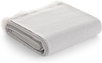 Multifunctionele Bankhoes / Sprei 180x280 cm - Zachte Katoenen Dekenkleed in Grijs