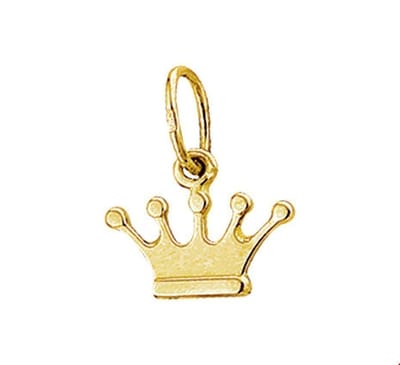 Dutch Jewel Geelgouden hanger - Kroontje