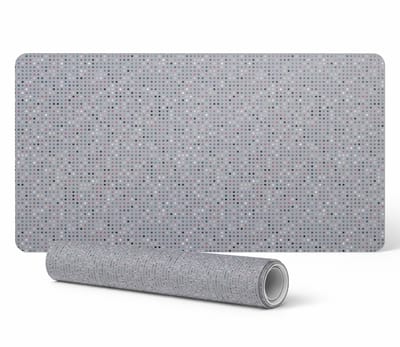 Beschermende bureauonderlegger voor toetsenbord en muis, stippenmozaïek, 90x45 cm