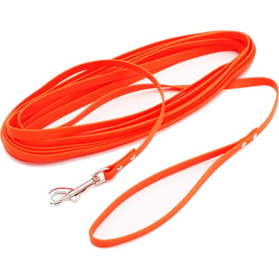 Heim BioThane® zoekriem, fel oranje 5m lang, 13mm breed hond