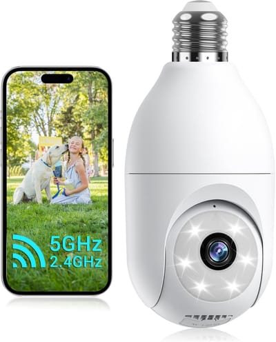 Draadloze Buitenbeveiligingscamera met WiFi, AI Herkenning en Bewegingstracking
