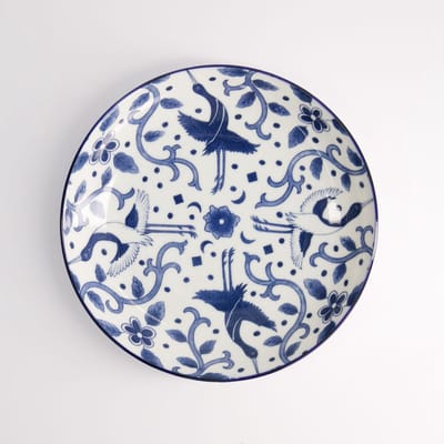 Tokyo Design Studio - Tokyo Blue Maizuru Bord - Rond - 21,5 x 3,4 cm