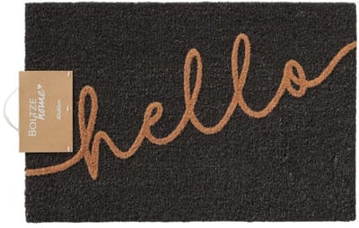 Boltze - Deurmat - Schoonloopmat - Hello - Kokos - 60x40cm