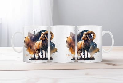 Koffiemok Sterrenbeeld Ram - koffiemok - theemok - koffiebeker - mok - drinkbeker - ram