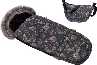 Baby Voetenzak - Winterzak Kinderwagen - Warm Houden - Afneembaar Voeteneinde - 85/115 cm - Groen